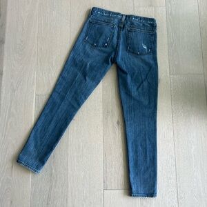J.Crew Toothpick Ankle Distressed Jeans